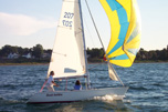 Ideal 18 under Spinnaker